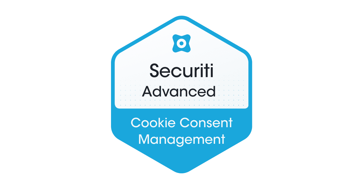 Securiti Advanced Certification – Cookie Consent Management Badge ...